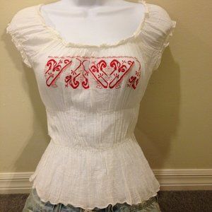 Cute XS Peasant Top